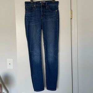 Madewell 9” High-Rise Skinny Jeans Size 25
